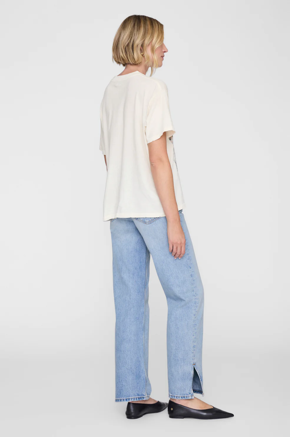 Cade Tee Wildflowers - Off White - Image 5