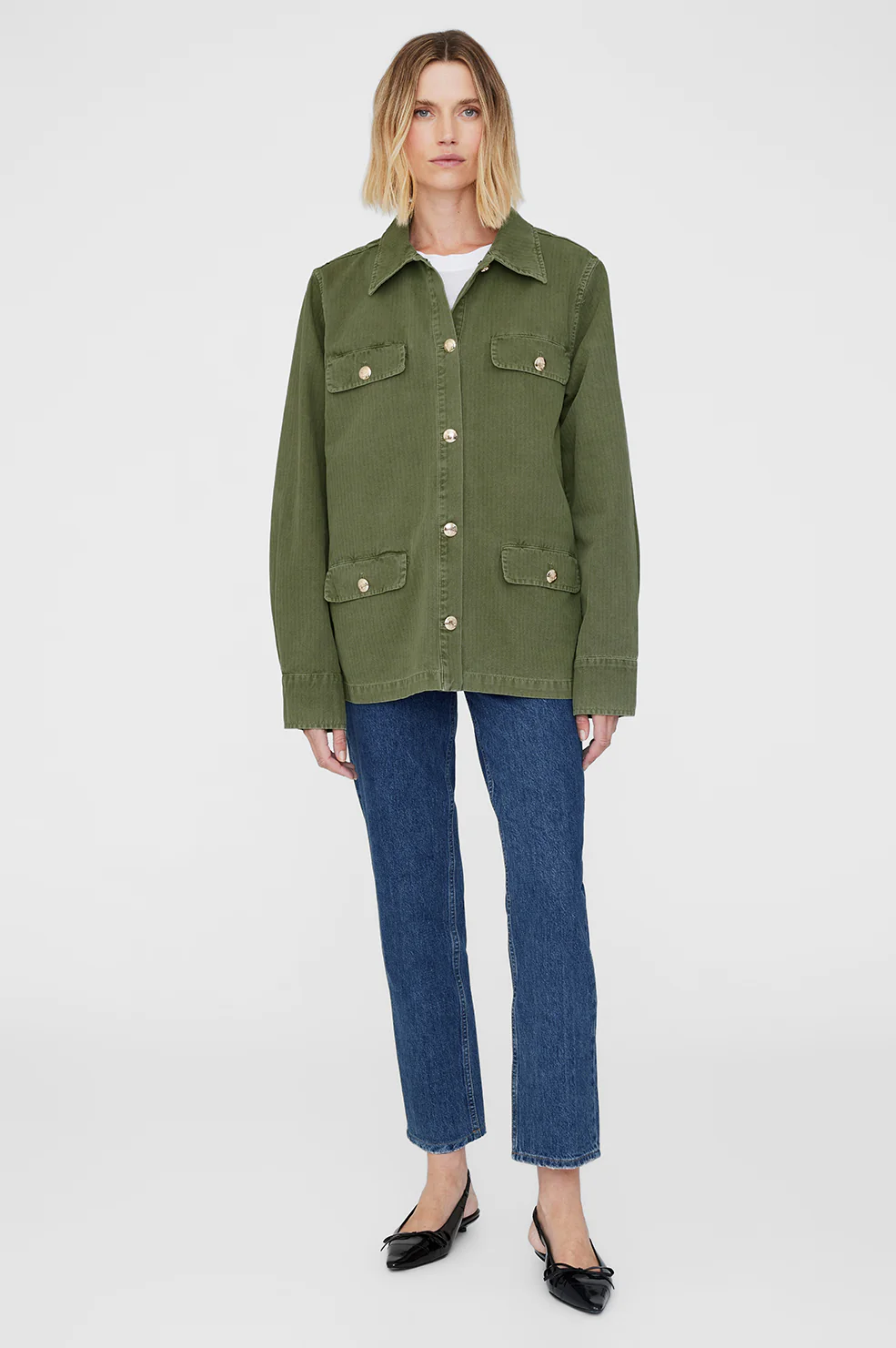 Corey Jacket - Army Green - Image 5