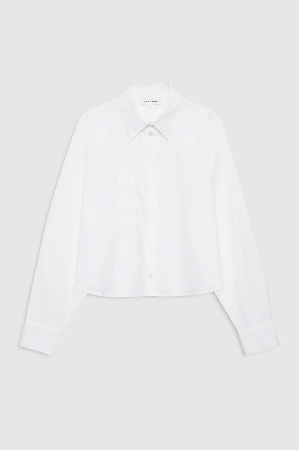 Essie Cropped Shirt - White - Image 3