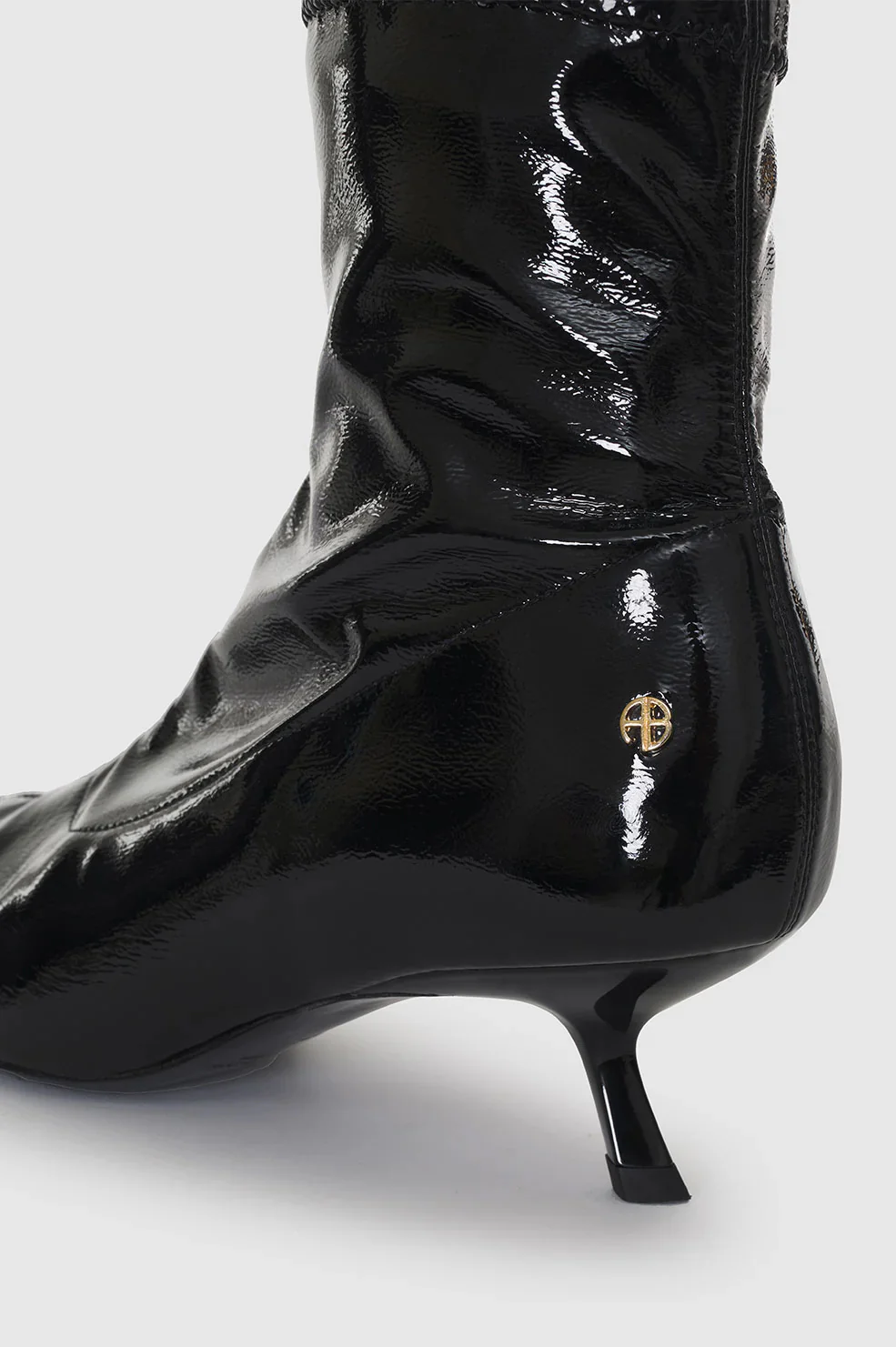 Hilda Boots - High-Shine Black - Image 5