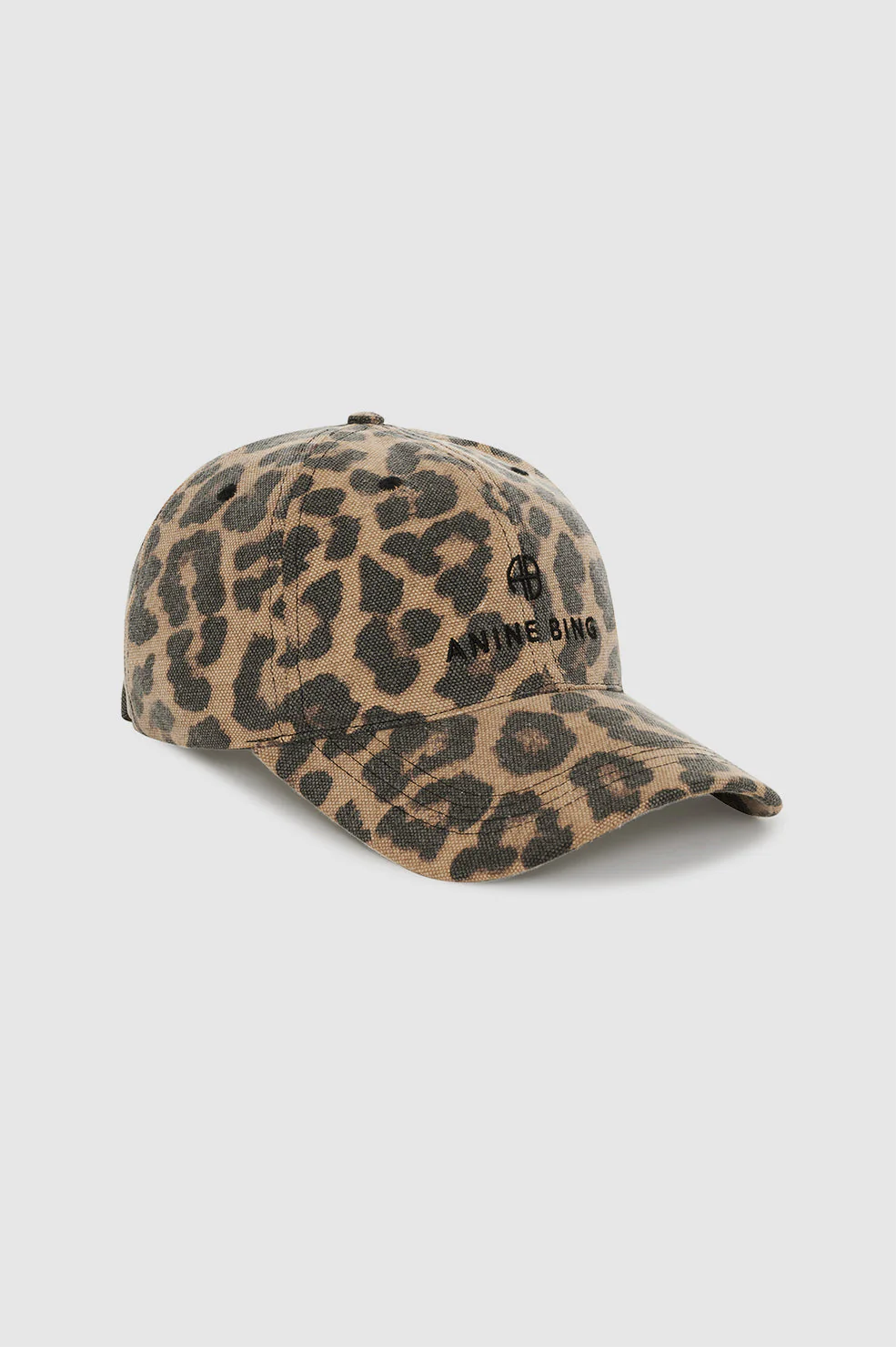 Jeremy Baseball Cap - Black And Brown Leopard - Image 3
