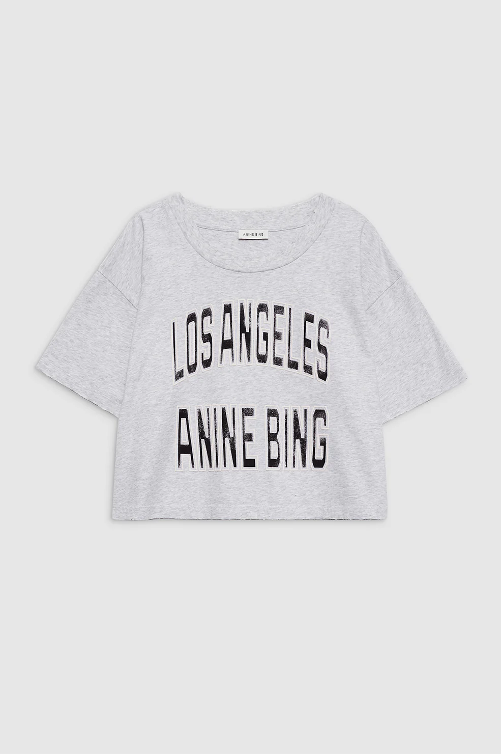 Johnny Cropped Tee - Grey - Image 3