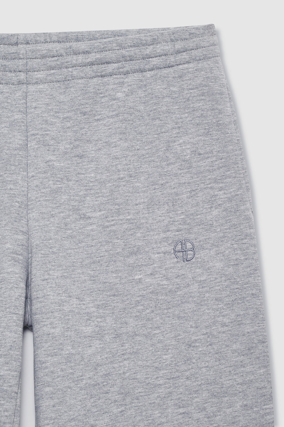 Kacey Sweatpant Monogram - Medium Heather Grey - Image 4