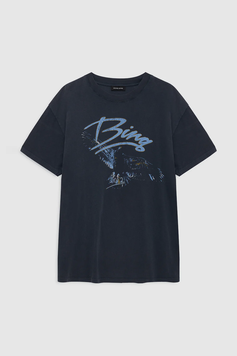 Kent Tee Eagle - Washed Black - Image 3