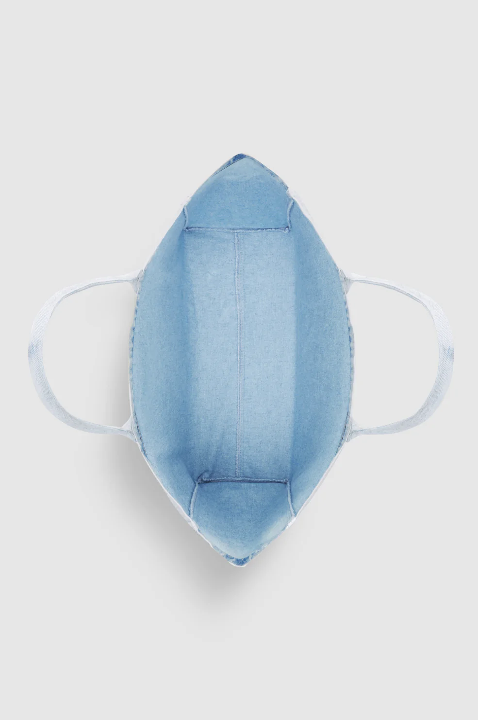 Leo Denim Tote - Lucid Blue - Image 4