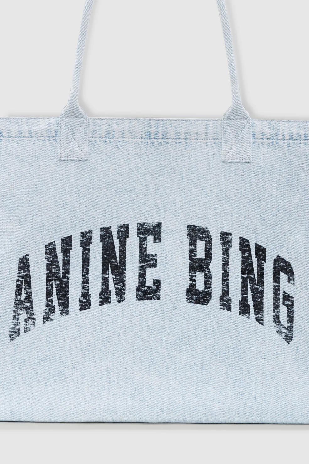 Leo Denim Tote - Lucid Blue - Image 5