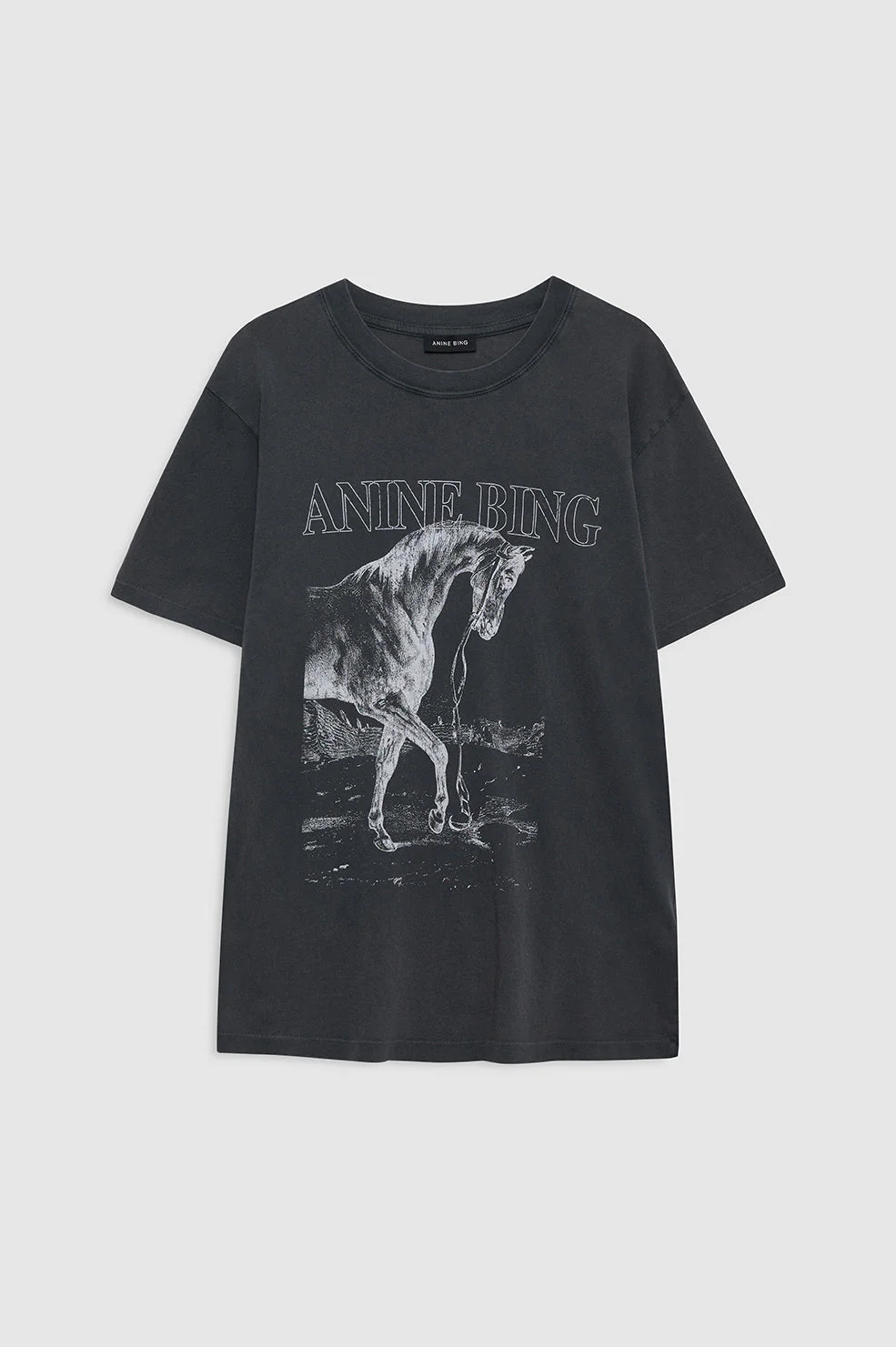 Lili Tee Horse - Washed Black - Image 3