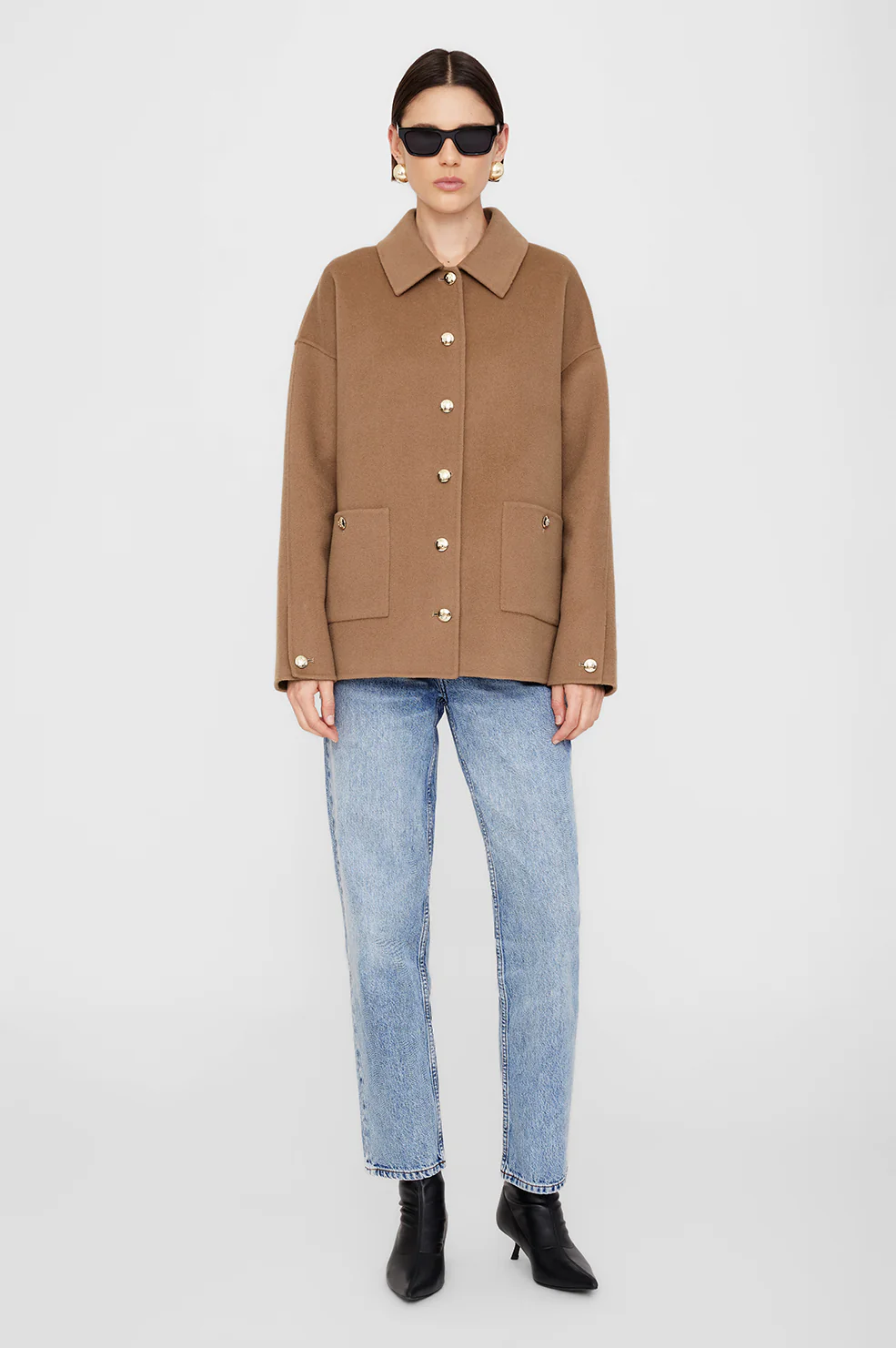 Luca Jacket - Camel Cashmere Blend - Image 5