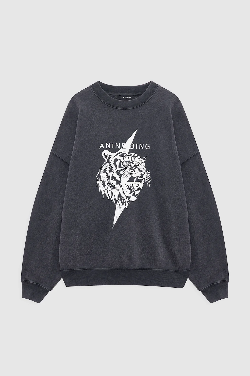 Miles Sweatshirt Tiger - Vintage Black - Image 3