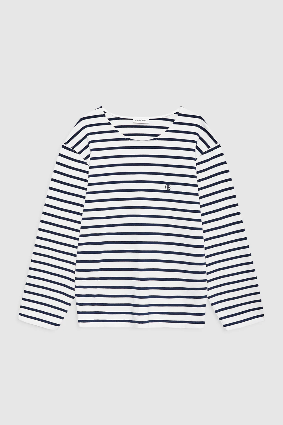 Newton Tee Anine Bing - Navy Stripe - Image 3