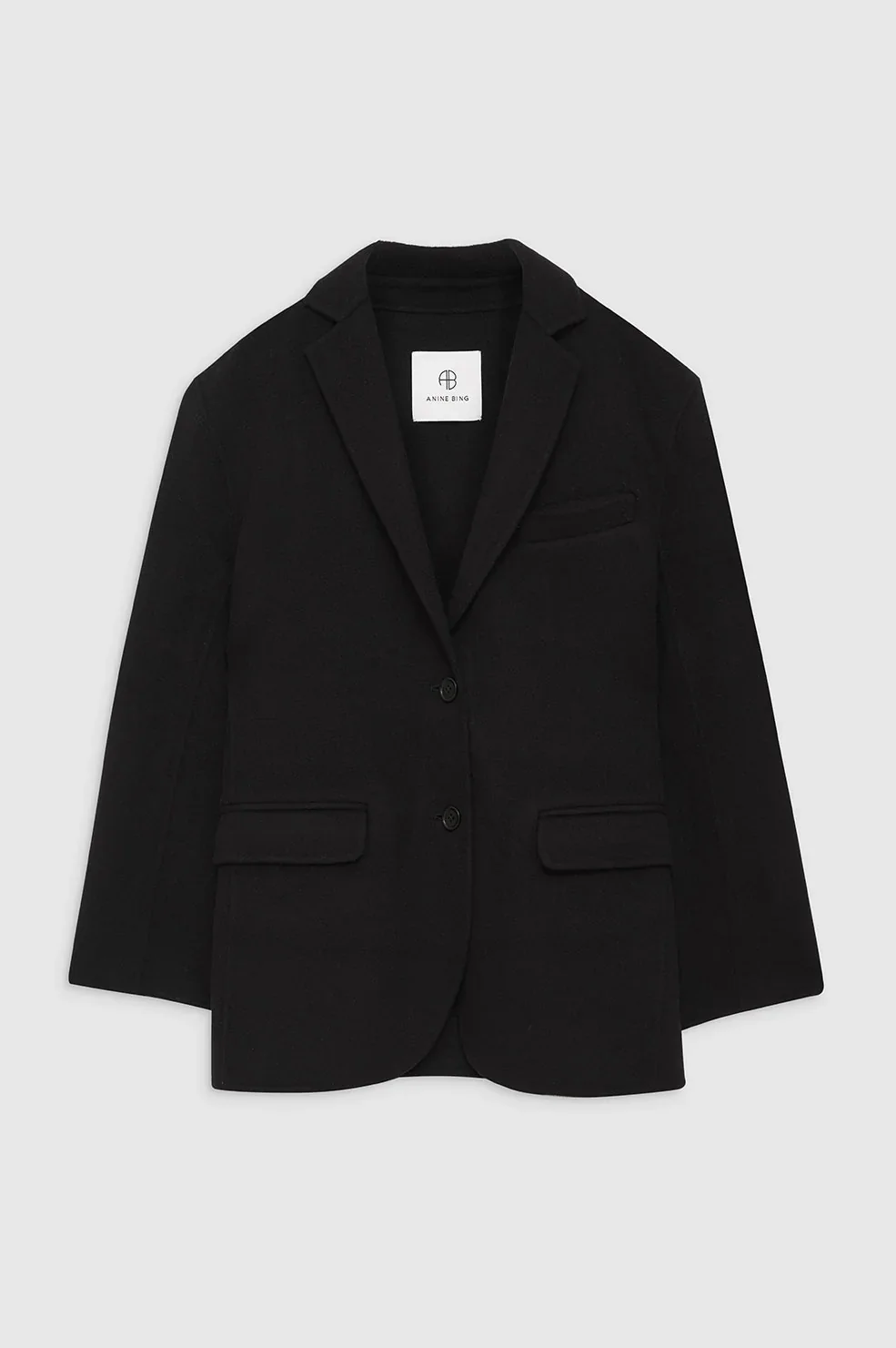 Quinn Blazer - Black Cashmere Blend - Image 3