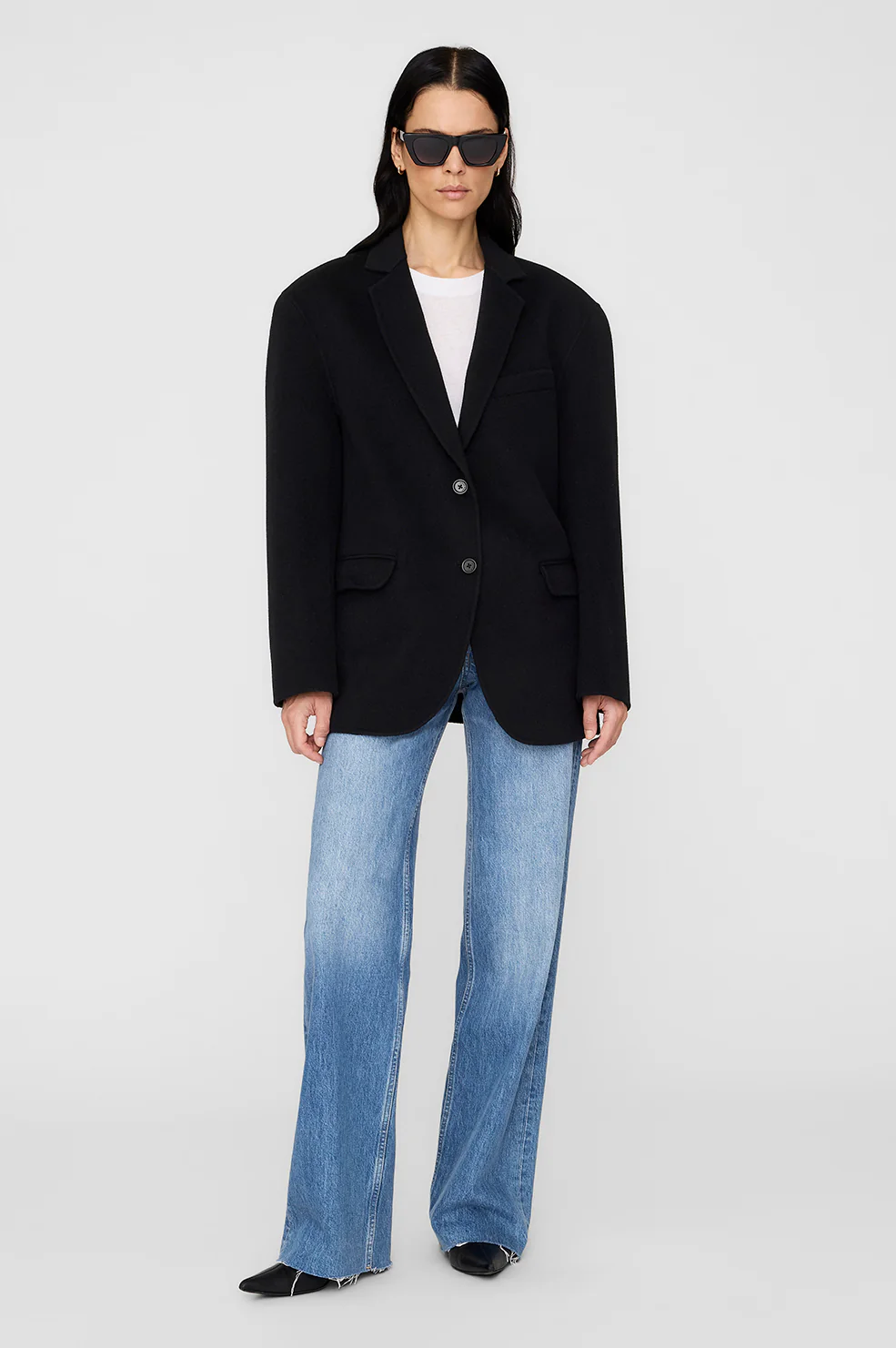 Quinn Blazer - Black Cashmere Blend - Image 5