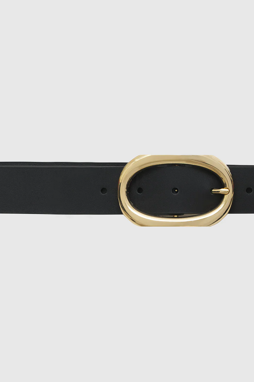 Signature Link Belt - Black With Gold - Image 3