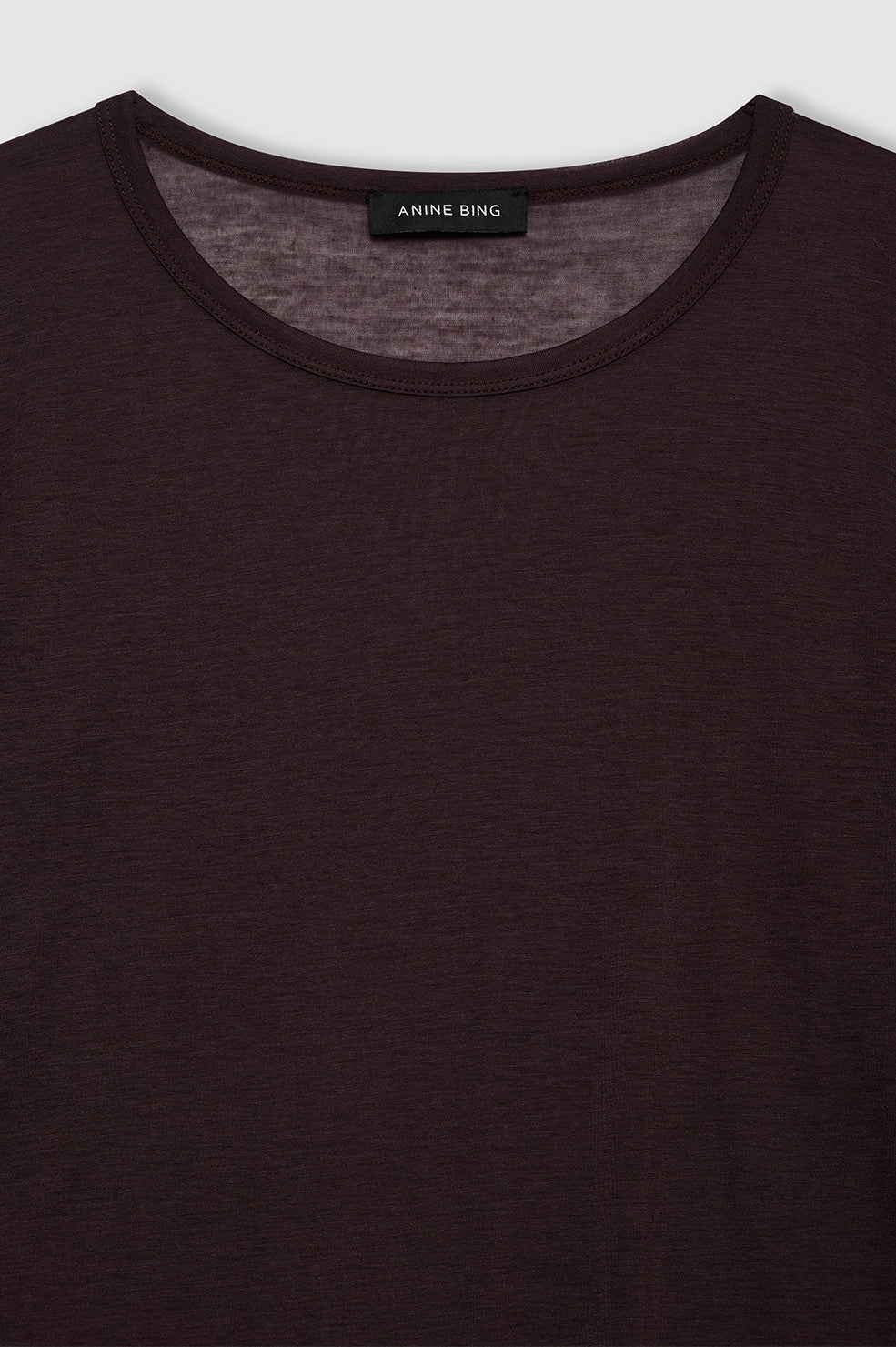 Sylvie Long Sleeve Tee - Dark Brown - Image 4