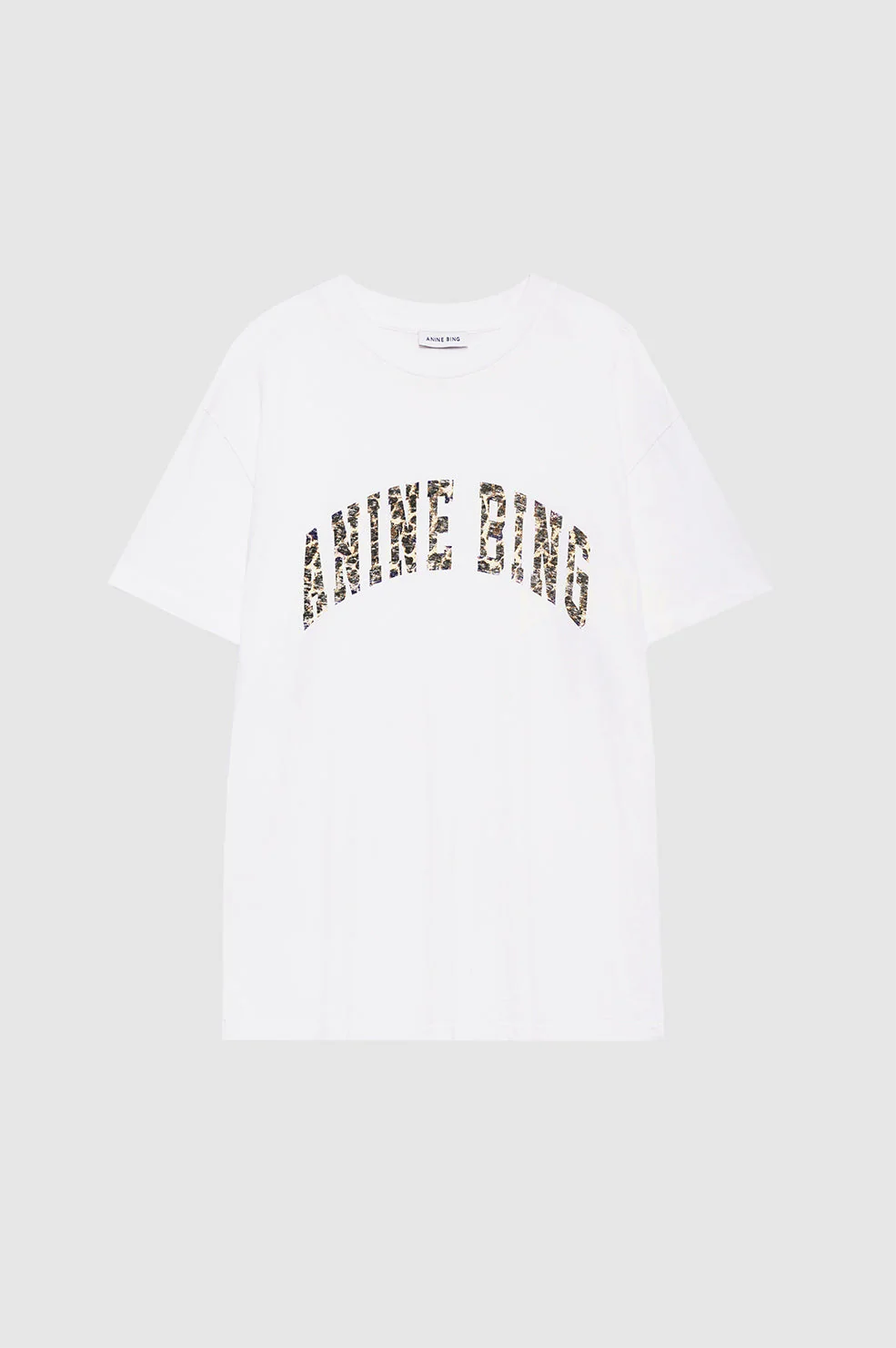 Walker Tee Anine Bing Leopard - Ivory - Image 3